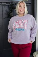 Load image into Gallery viewer, Merry Christmas Sweatshirt in Grey
