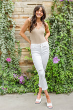 Load image into Gallery viewer, Mid-Rise Boyfriend Destroyed White Jeans