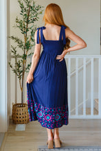 Load image into Gallery viewer, Midnight Magic Embroidered Maxi Dress