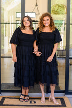 Load image into Gallery viewer, Midnight Waltz Midi Dress