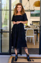 Load image into Gallery viewer, Midnight Waltz Midi Dress