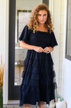 Load image into Gallery viewer, Midnight Waltz Midi Dress