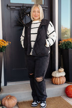 Load image into Gallery viewer, Neither Here Nor There Puffer Vest in Black