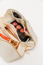 Load image into Gallery viewer, New Dawn Large Capacity Cosmetic Bag in White