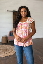 Load image into Gallery viewer, Not So Serious Floral Blouse in Pink