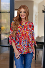 Load image into Gallery viewer, Not So Silly Keyhole Neckline Blouse