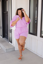 Load image into Gallery viewer, Purple Promise Romper