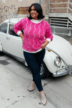 Load image into Gallery viewer, Pop Culture Zig Zag Sweater