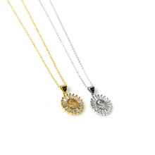 Load image into Gallery viewer, PREORDER: Mini Radiant Initial Necklace