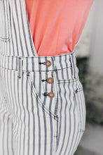 Load image into Gallery viewer, Railroad Stripe Overalls