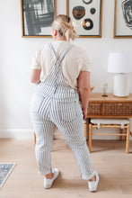 Load image into Gallery viewer, Railroad Stripe Overalls