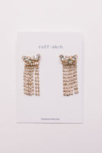 Load image into Gallery viewer, Rhinestone Fringe Earrings