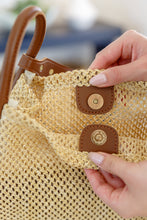 Load image into Gallery viewer, Road Less Traveled Handbag with Zipper Pouch in Coffee