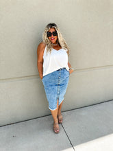Load image into Gallery viewer, PREORDER: Riviera Denim Skirt