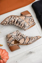 Load image into Gallery viewer, Sadie Ankle Boots In Snakeskin