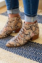 Load image into Gallery viewer, Sadie Ankle Boots In Snakeskin