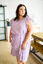 Load image into Gallery viewer, Sandra Striped Flutter Sleeve Dress