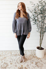 Load image into Gallery viewer, Sassy Swing Top in Charcoal