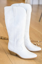 Load image into Gallery viewer, Shania Cowgirl Boots In White