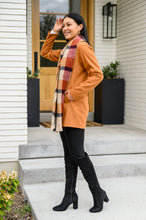 Load image into Gallery viewer, She's On Point Collared Coat In Rust