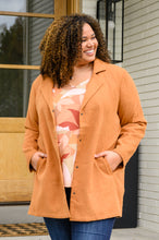 Load image into Gallery viewer, She's On Point Collared Coat In Rust