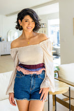 Load image into Gallery viewer, Shirley Smocked Ruffle Blouse