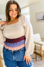 Load image into Gallery viewer, Shirley Smocked Ruffle Blouse