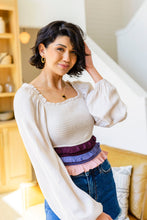 Load image into Gallery viewer, Shirley Smocked Ruffle Blouse