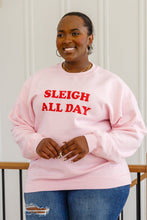 Load image into Gallery viewer, Sleigh All Day Sweatshirt In Pink