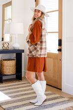 Load image into Gallery viewer, Snug And Stylish Plaid Fur Lined Wide Collar Vest