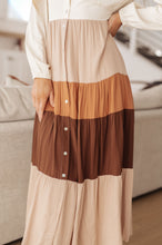 Load image into Gallery viewer, Spice of Life Color Block Midi Dress