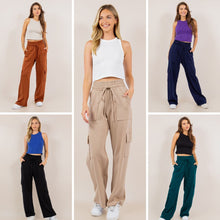 Load image into Gallery viewer, PREORDER: Ponte Stretch Cargo Pants In Five Colors