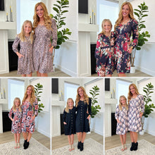 Load image into Gallery viewer, PREORDER: Matching Bailey Dress in Assorted Prints