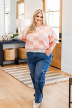 Load image into Gallery viewer, Start Me Up Checkered Sweater