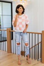 Load image into Gallery viewer, Start Me Up Checkered Sweater