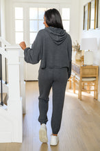 Load image into Gallery viewer, Stay Right Here Soft Knit Hoodie In Charcoal