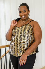 Load image into Gallery viewer, Stayin' Alive V-Neck Sequin Tank in Gold