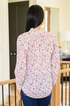 Load image into Gallery viewer, Stella Notched Neck Floral Long Sleeve Blouse