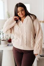 Load image into Gallery viewer, Sweet Surrender Fringe Sweater