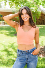 Load image into Gallery viewer, Tell Me More Crop Tank In Coral
