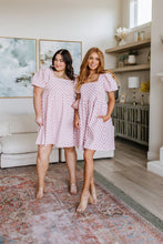 Load image into Gallery viewer, The Moment Checkered Babydoll Dress