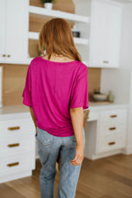 Load image into Gallery viewer, Tied Up With a Bow Top in Magenta