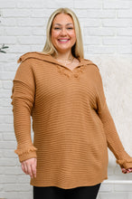Load image into Gallery viewer, Travel Far & Wide Sweater in Taupe