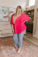 Load image into Gallery viewer, Unforgettable V-Neck Animal Print Blouse