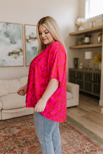 Load image into Gallery viewer, Unforgettable V-Neck Animal Print Blouse