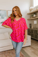 Load image into Gallery viewer, Unforgettable V-Neck Animal Print Blouse