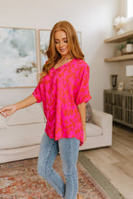 Load image into Gallery viewer, Unforgettable V-Neck Animal Print Blouse
