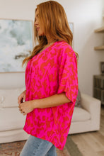Load image into Gallery viewer, Unforgettable V-Neck Animal Print Blouse