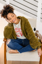 Load image into Gallery viewer, Where's My Coffee Cardigan in Olive