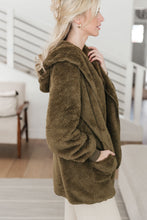 Load image into Gallery viewer, Where's My Coffee Cardigan in Olive